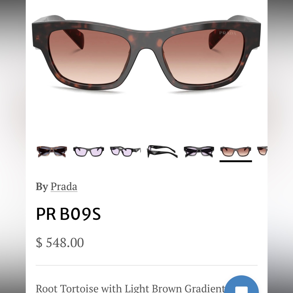 Prada Gradient Tortoise Sunglasses